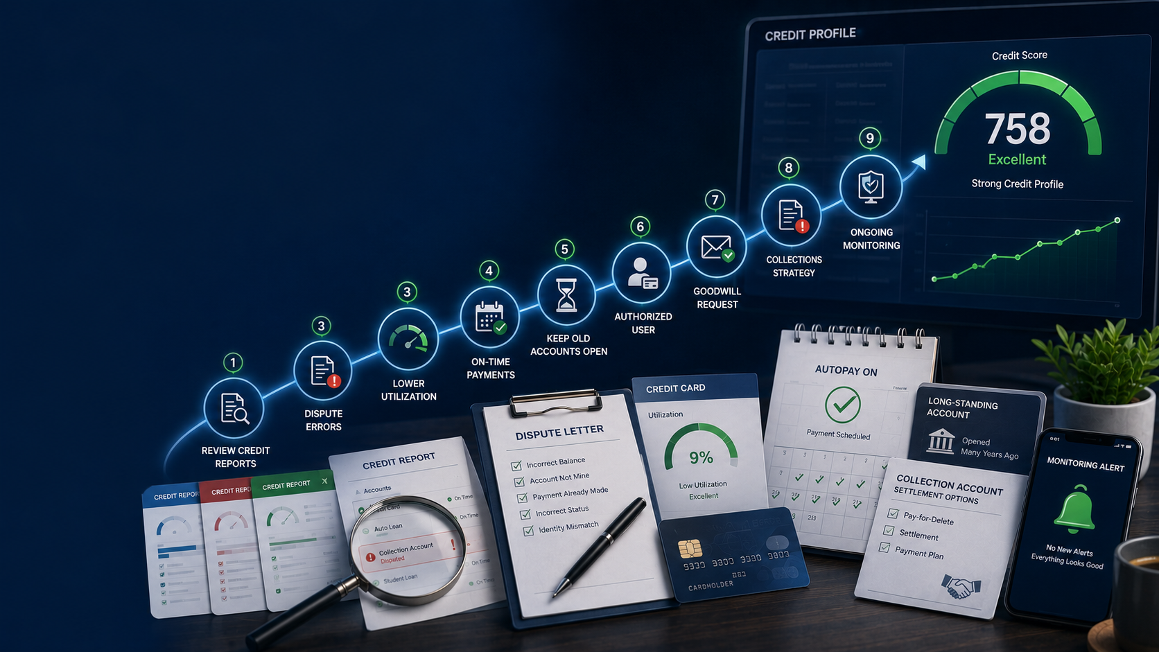 9 credit repair tips for improving your credit score
