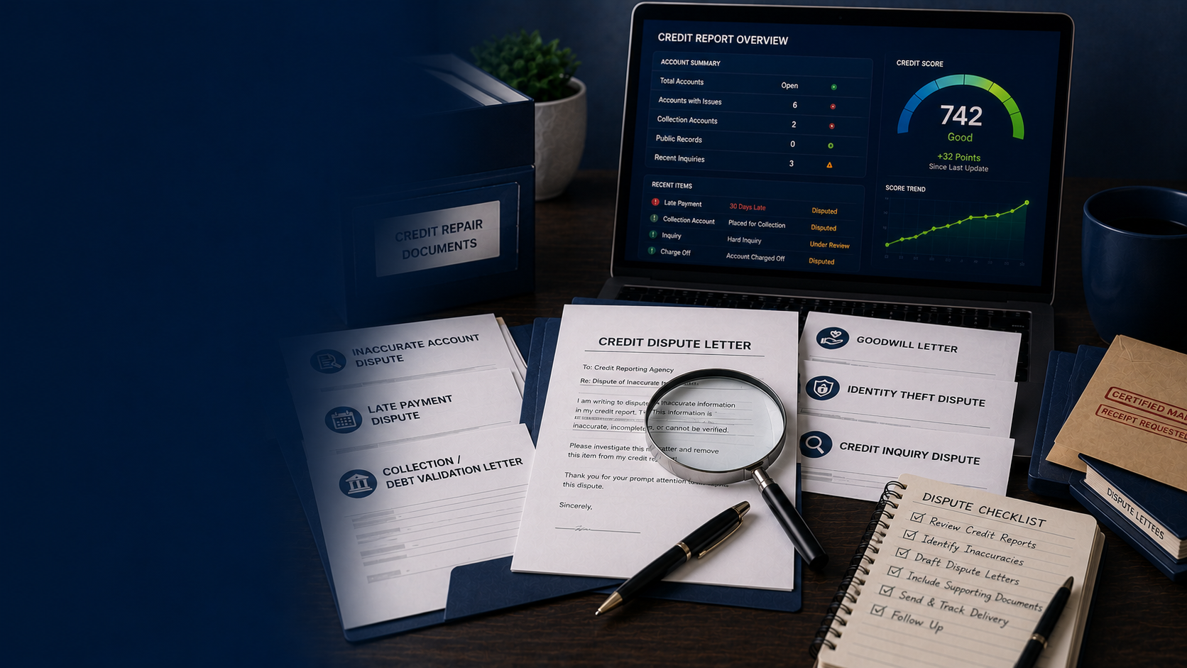 Credit repair dispute letters process