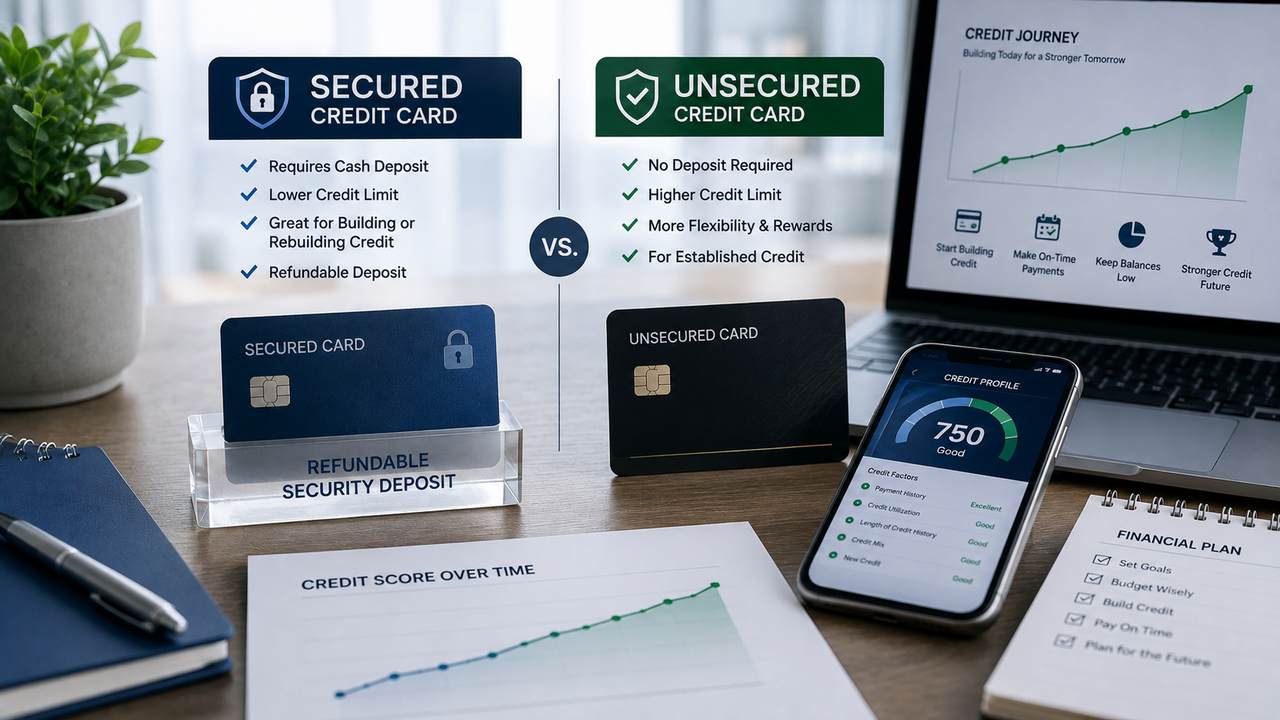 secured-vs-unsecured-credit-cards-under-100kb