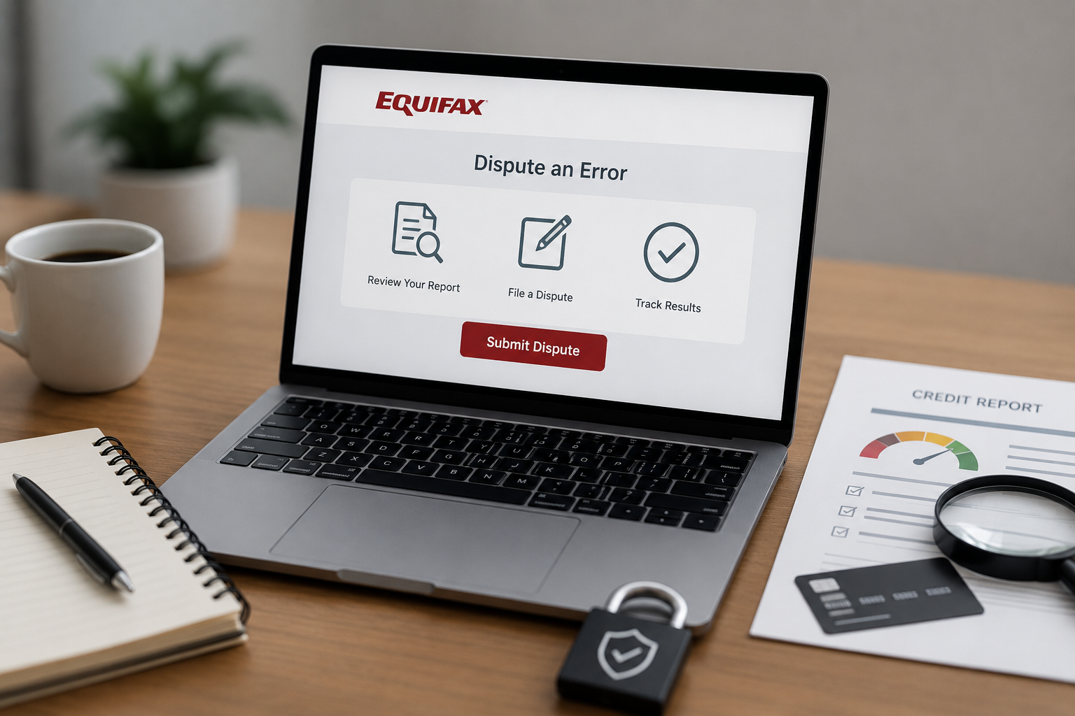 Step-by-step guide to disputing a credit report error directly with Equifax online