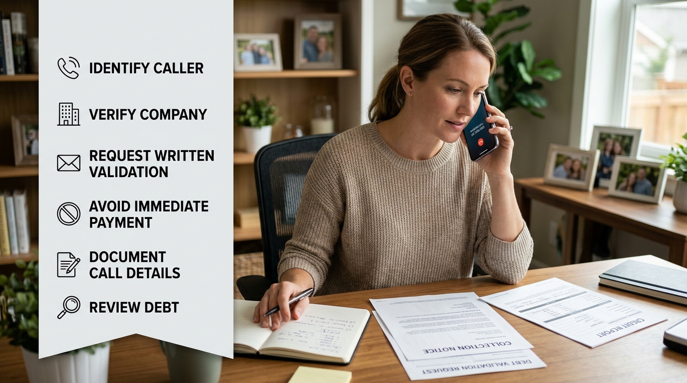 First Time a Debt Collector Calls? What to Do