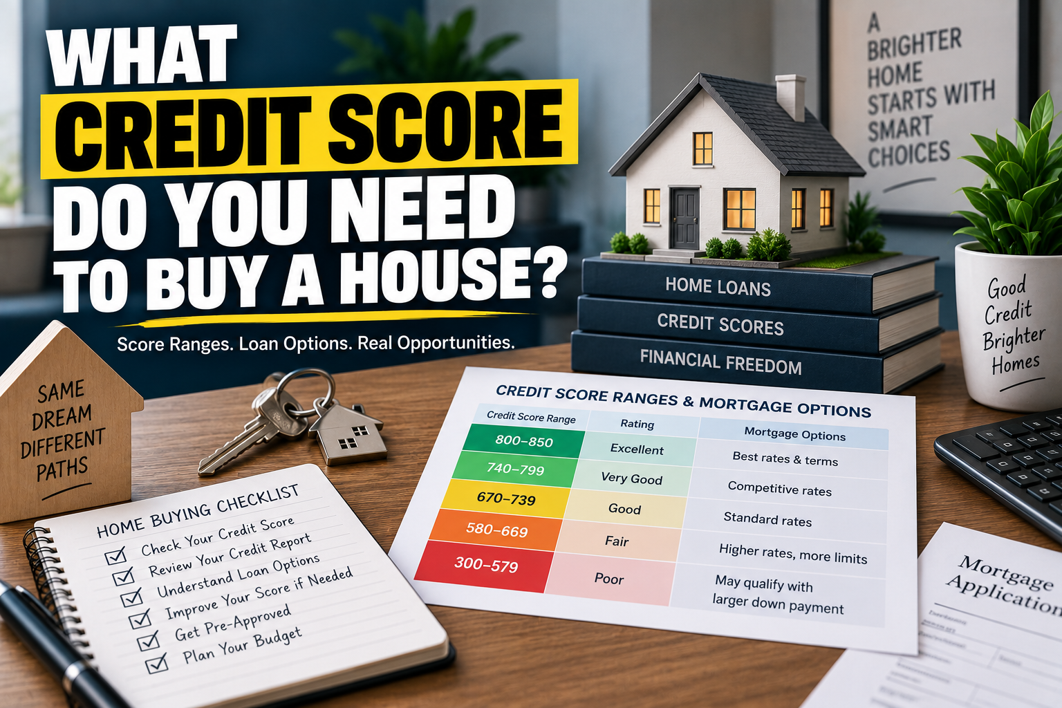 What Credit Score Do You Need to Buy a House