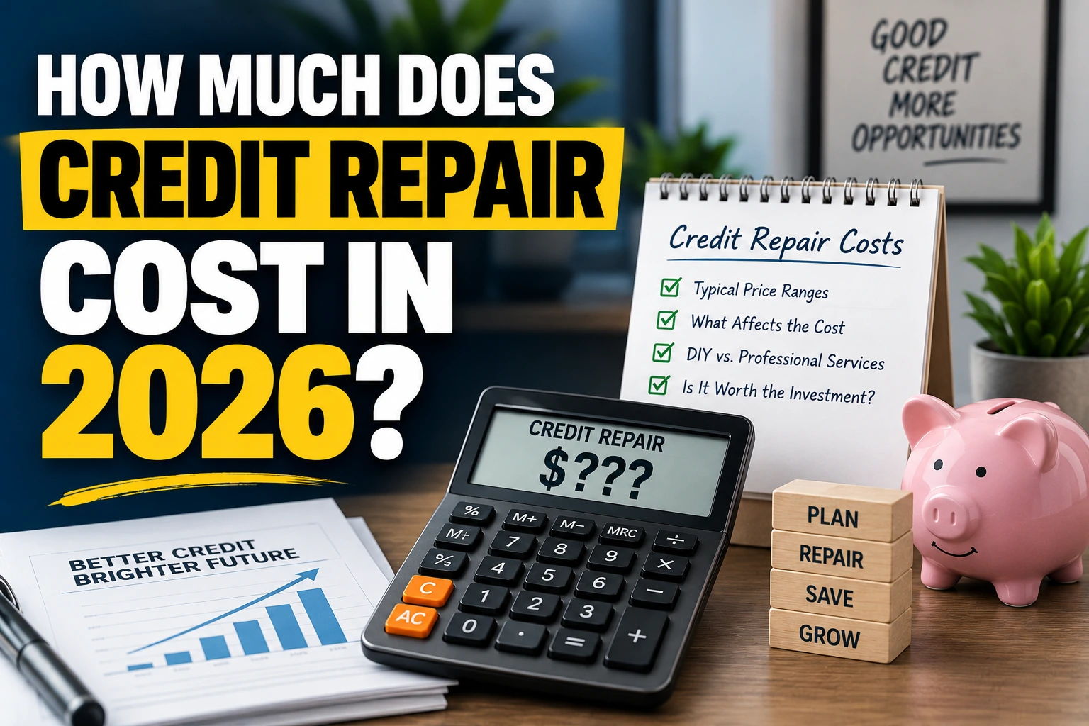 how much does credit repair cost