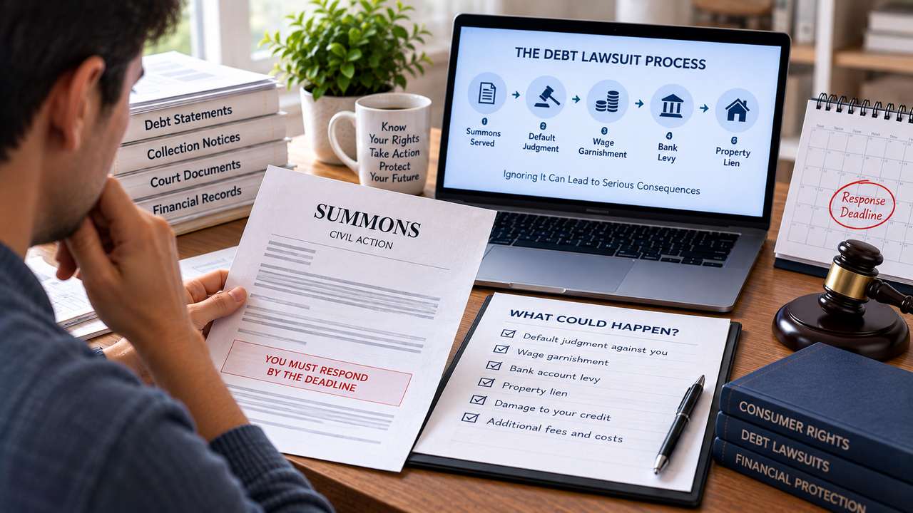 what-happens-if-you-ignore-a-debt-collection-lawsuit-under-100kb